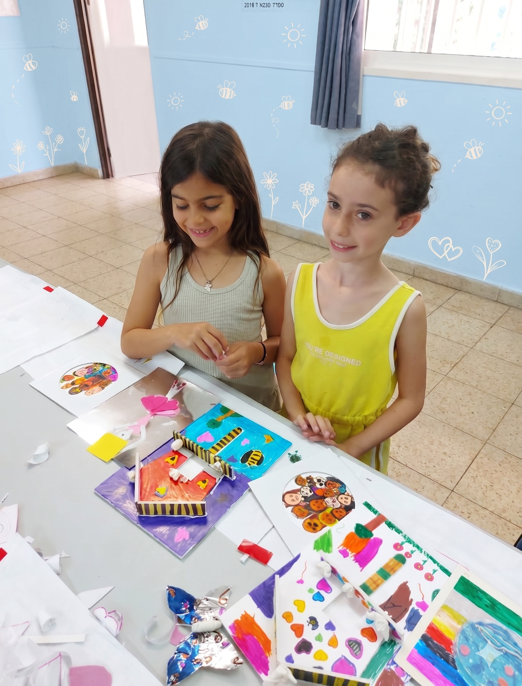 סדנת אומנות בקייטנת קיץ 2026 - יצירה לילדים